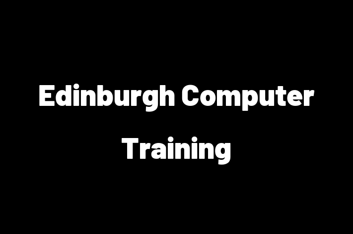 Edinburgh Computer Training