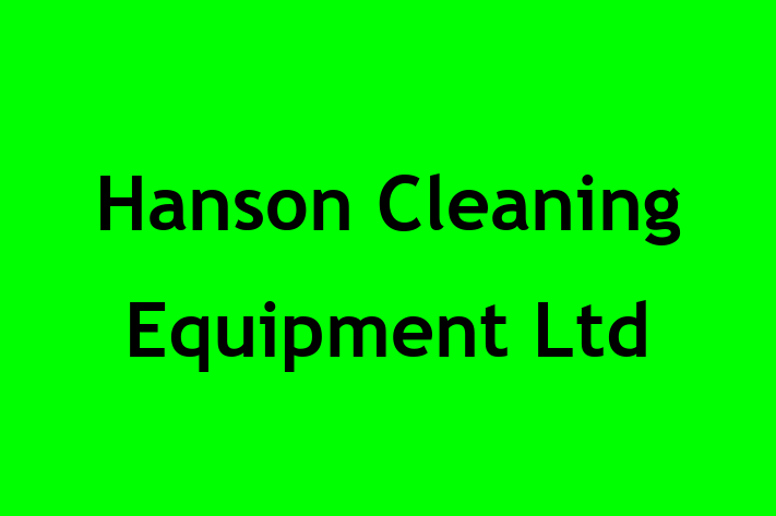 Hanson Cleaning Equipment Ltd