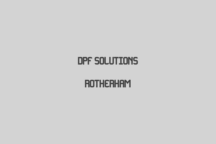 DPF Solutions Rotherham