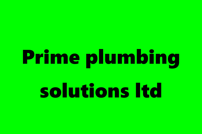 Prime plumbing solutions ltd