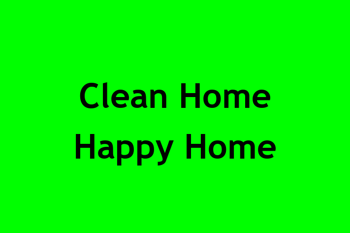 Clean Home Happy Home