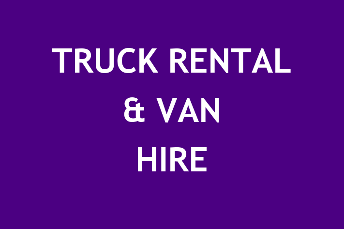 TRUCK RENTAL & VAN HIRE