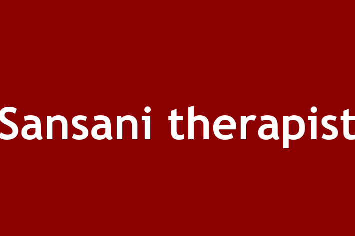 Sansani therapist