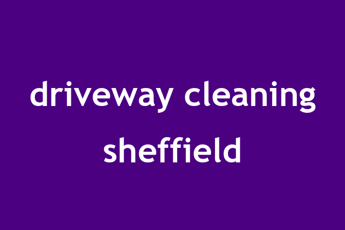 driveway cleaning sheffield