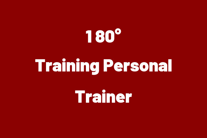 1 80° Training  Personal Trainer