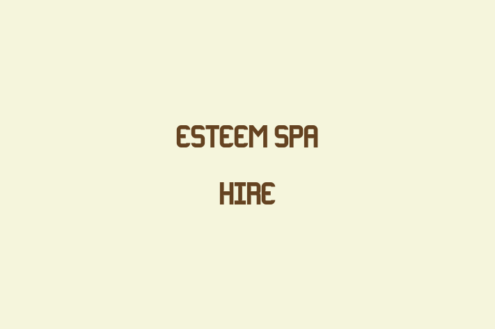 Esteem Spa Hire