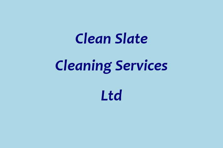 Clean Slate Cleaning Services Ltd