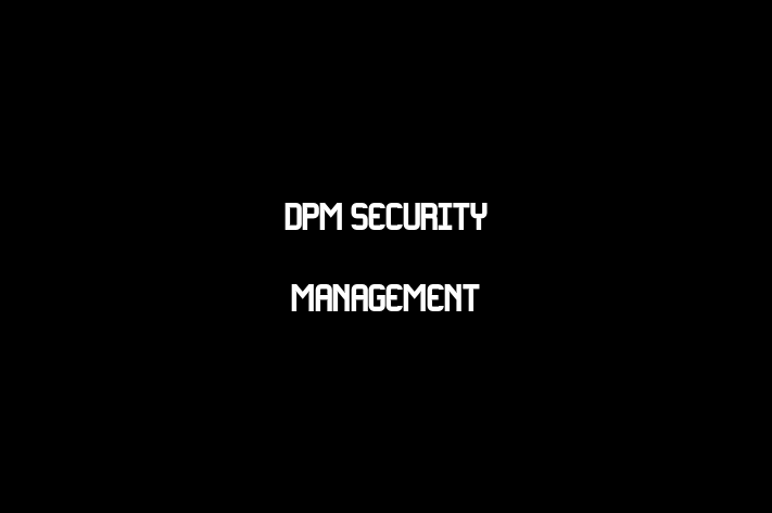 DPM Security Management