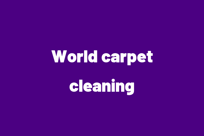 World carpet cleaning