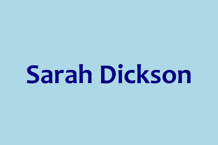 Sarah Dickson