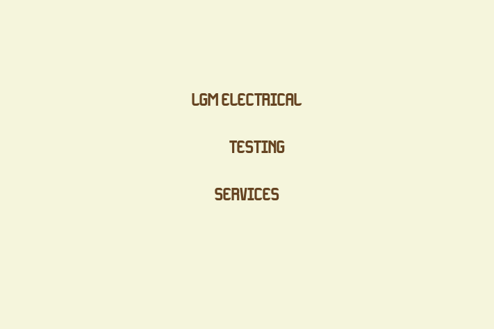 LGM Electrical & Testing Services