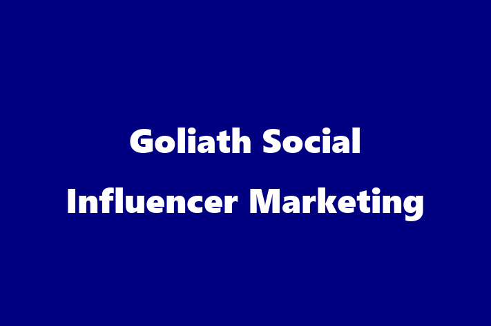 Goliath Social   Influencer Marketing