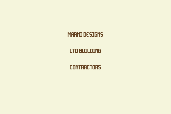 Marni Designs Ltd   Building Contractors