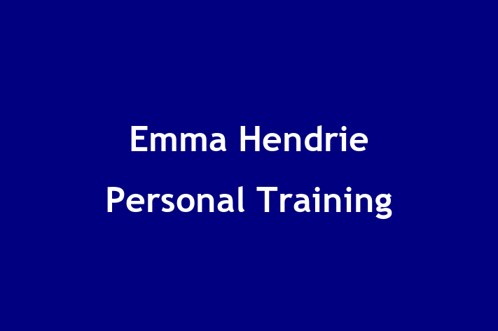 Emma Hendrie Personal Training