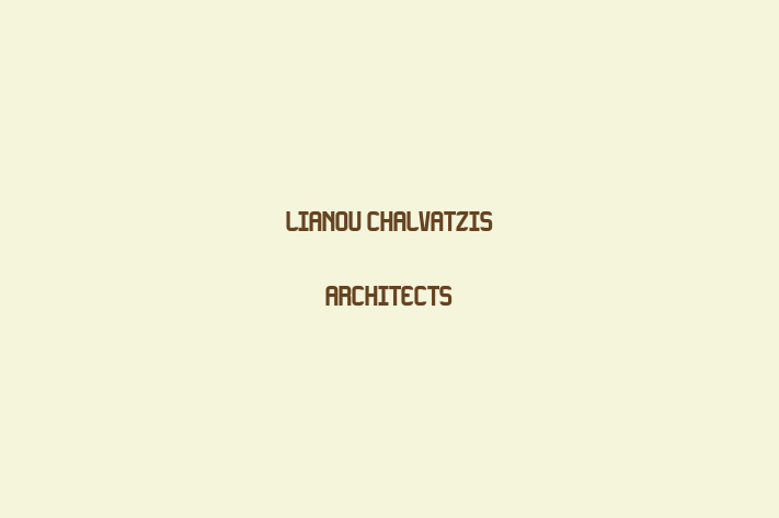 Lianou   Chalvatzis Architects