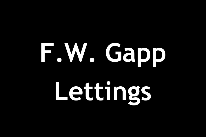 F W  Gapp Lettings