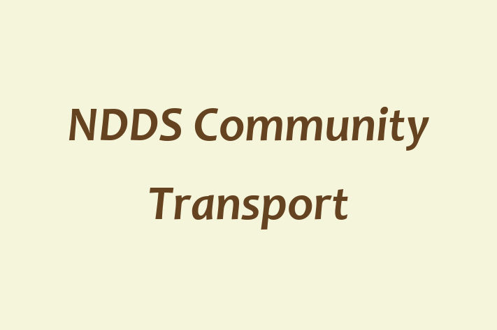 NDDS Community Transport