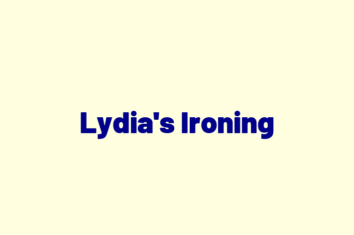 Lydia's Ironing