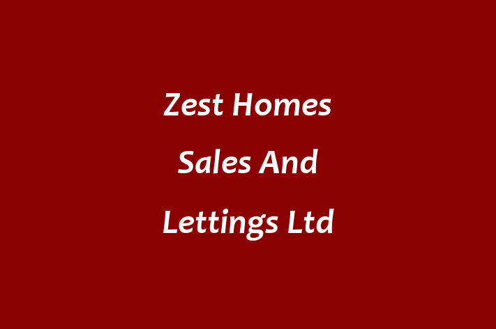 Zest Homes Sales And Lettings Ltd