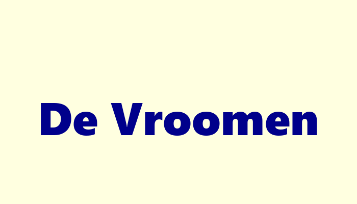 De Vroomen