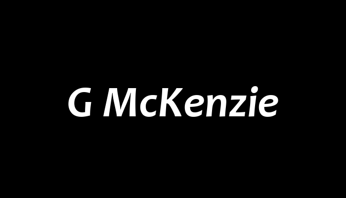 G McKenzie