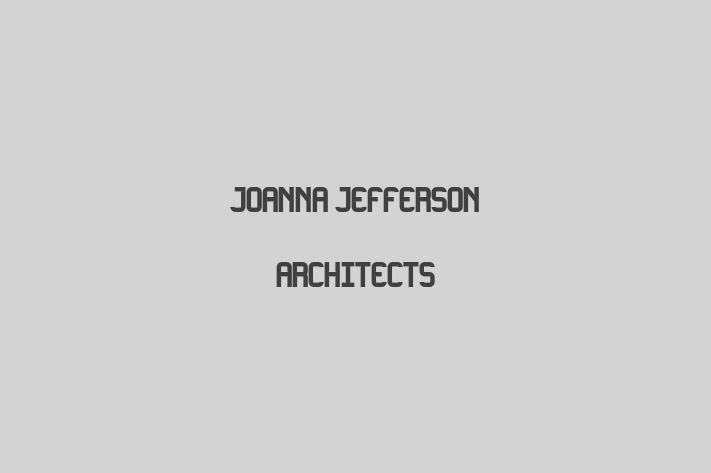 Joanna Jefferson Architects