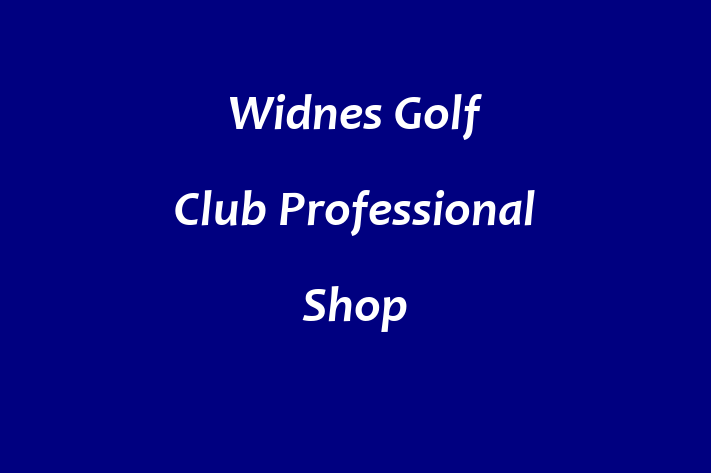 Widnes Golf Club Professional Shop