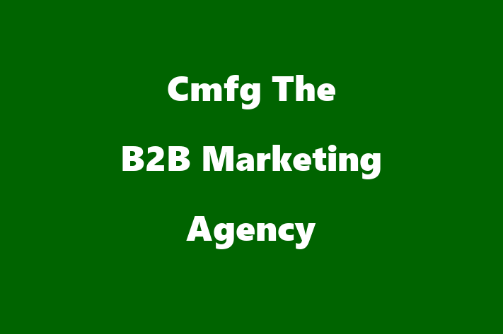 Cmfg   The B2B Marketing Agency