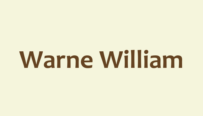 Warne William