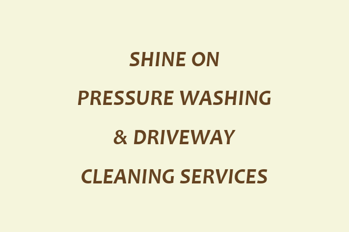 SHINE ON PRESSURE WASHING & DRIVEWAY CLEANING SERVICES