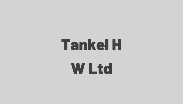 Tankel H W Ltd