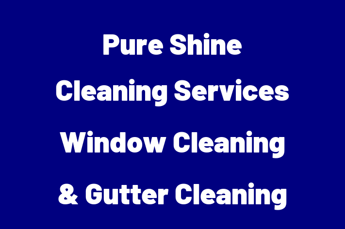 Pure Shine Cleaning Services  Window Cleaning & Gutter Cleaning