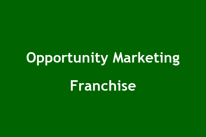 Opportunity Marketing Franchise