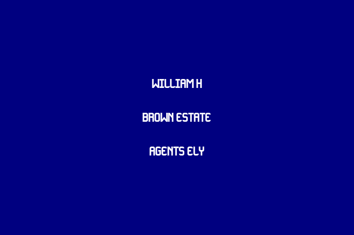 William H Brown Estate Agents Ely