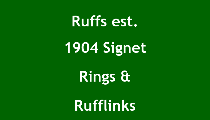 Ruffs est 1904 Signet Rings & Rufflinks