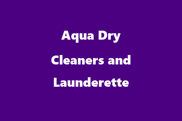 Aqua Dry Cleaners and Launderette