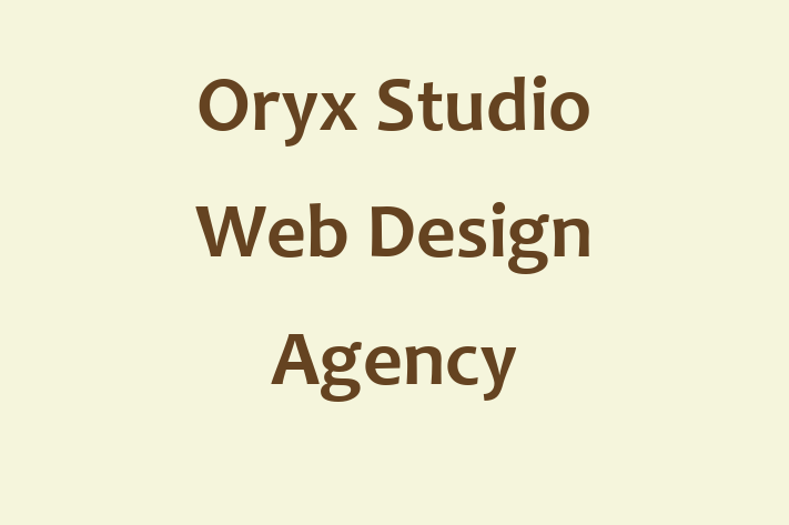 Oryx Studio Web Design Agency