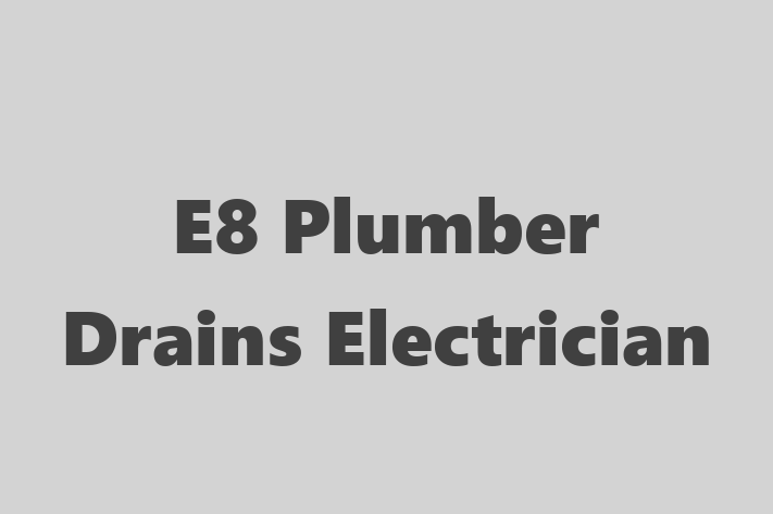 E8 Plumber Drains Electrician