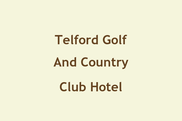 Telford Golf And Country Club Hotel