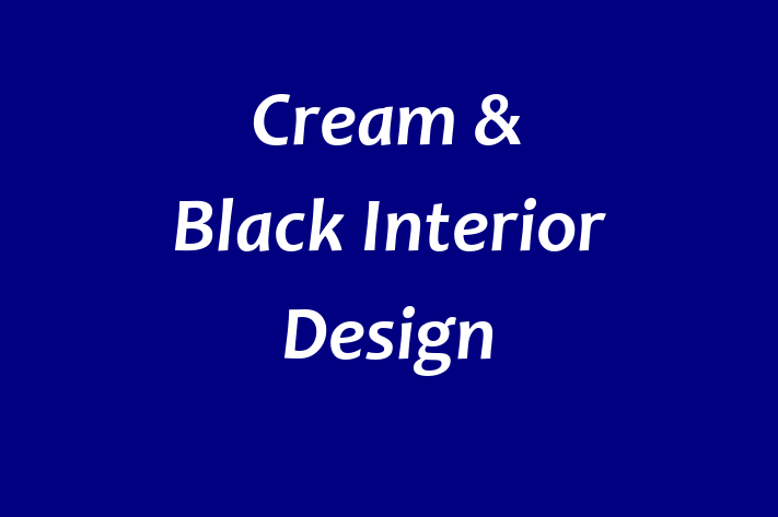 Cream & Black Interior Design