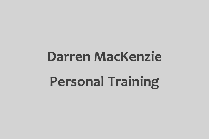 Darren MacKenzie Personal Training