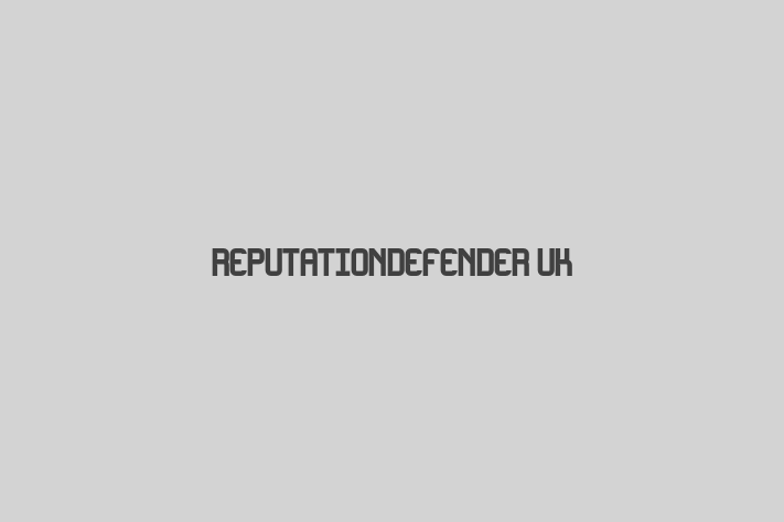 Reputationdefender Uk