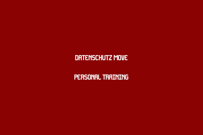 Datenschutz Move Personal Training