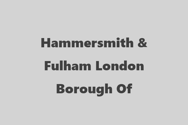 Hammersmith & Fulham London Borough Of