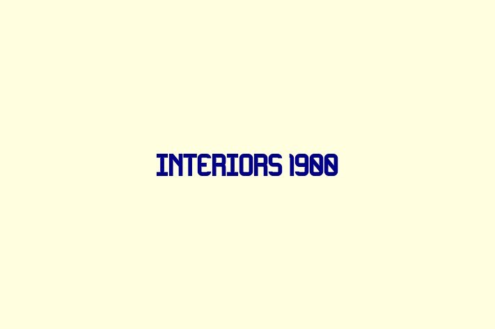 Interiors 1900