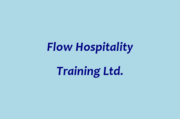 Flow Hospitality Training Ltd 