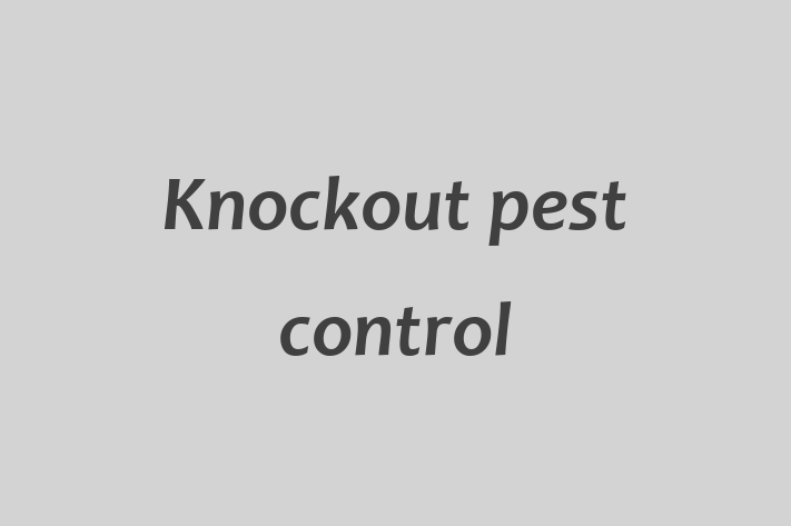 Knockout pest control