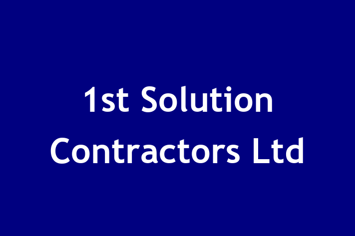 1st Solution Contractors Ltd