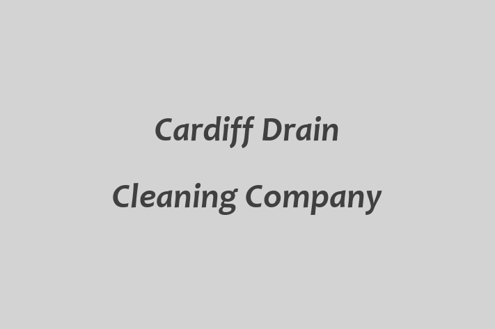 Cardiff Drain Cleaning Company