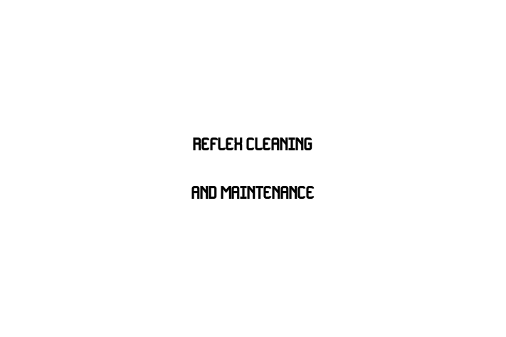 Reflex Cleaning And Maintenance